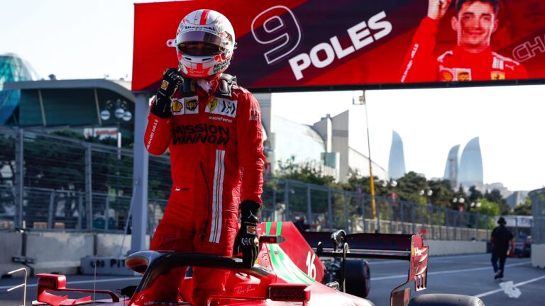 Read more about the article Charles Leclerc, pole-position în MP al Azerbaidjanului! Lando Norris, protagonistul unei eliminări surpriză în Q1.