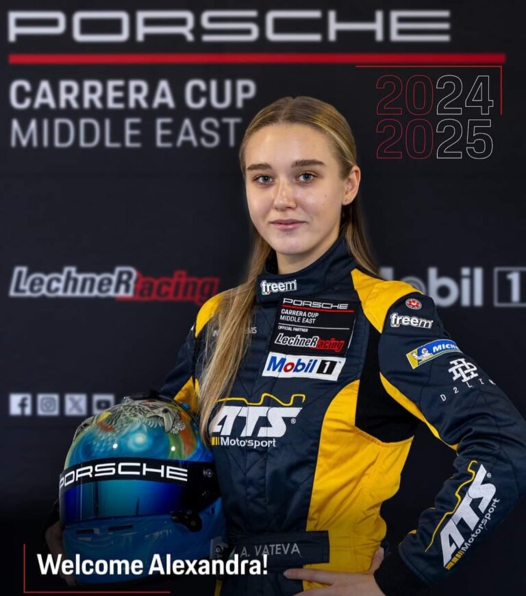 Read more about the article Alexandra Vateva prezentă la Porsche Carrera Cup Middle East