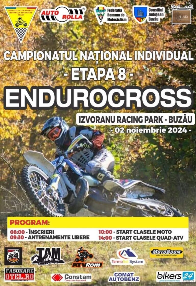 Read more about the article Finala Campionatului Național de Endurocross la Izvoranu, Buzau