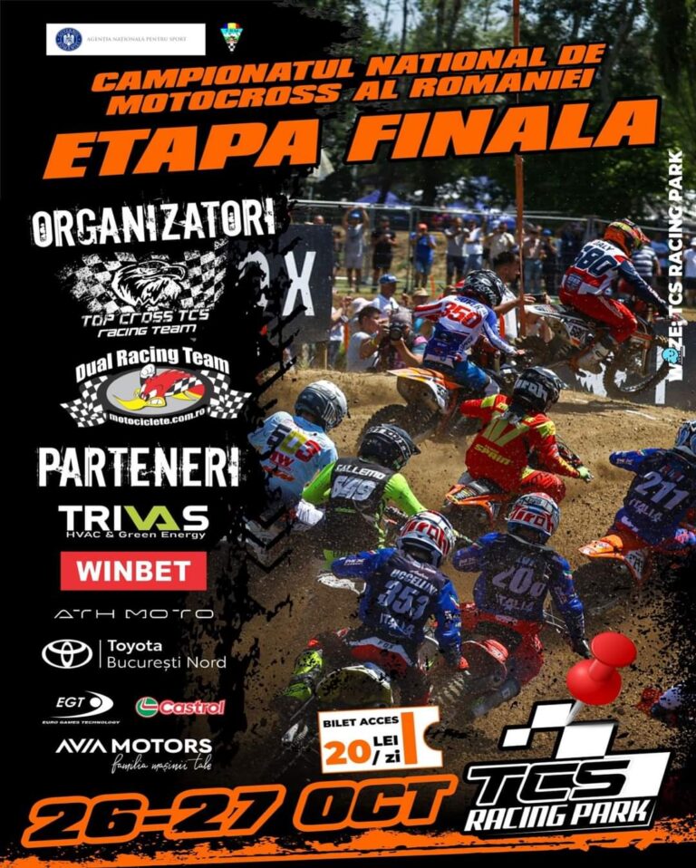 Read more about the article Finala Campionatului Național de Motocross – TCS Racing Park