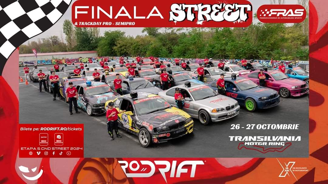 Finala RoDrift Street și Street Kids la Transilvania Motor Ring