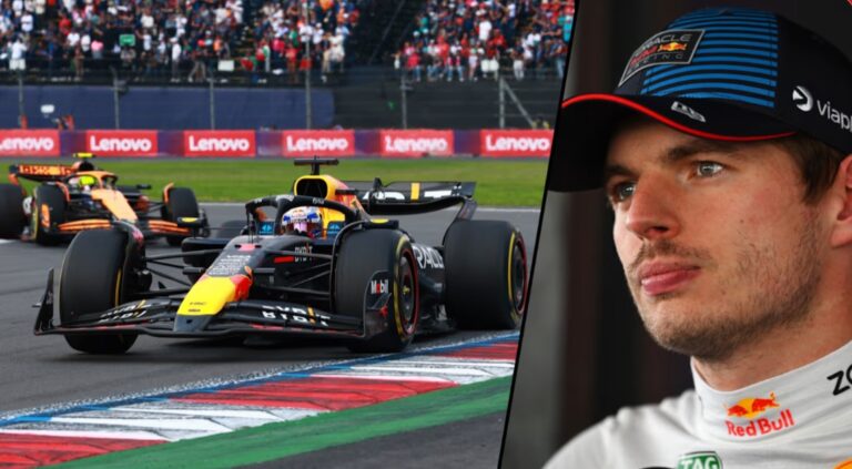 Read more about the article Verstappen, sancționat dublu în Mexic: De ce a primit două penalizări de 10 secunde și ce impact are asupra luptei pentru titlu