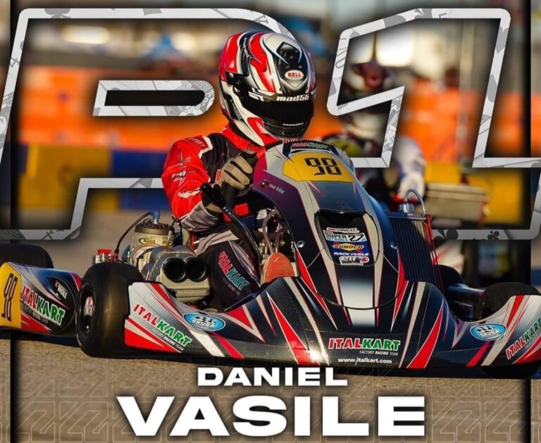 Read more about the article Daniel Vasile a câștigat etapa de karting din Las Vegas