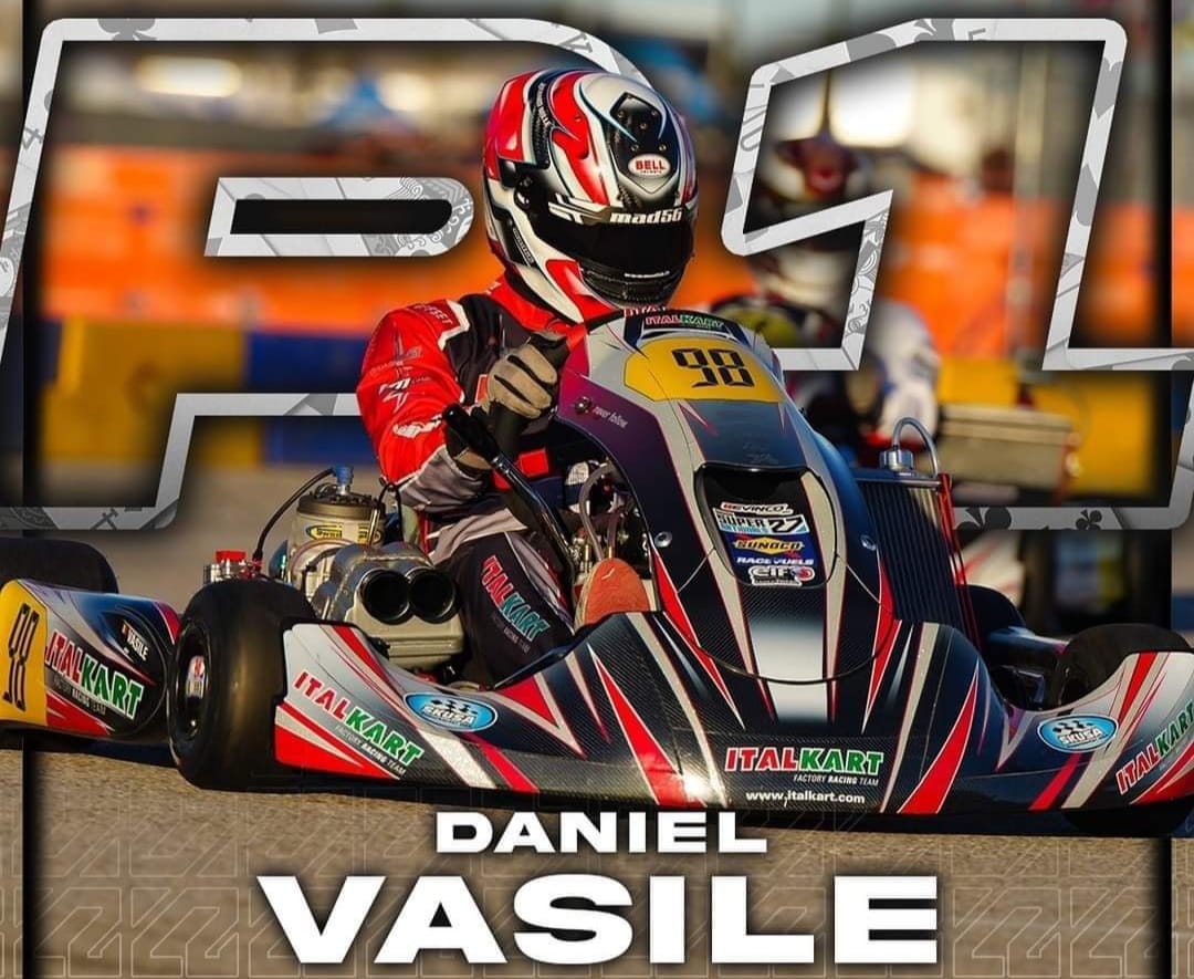 Daniel Vasile a câștigat etapa de karting din Las Vegas