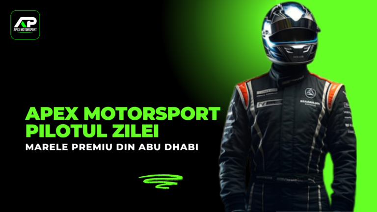 Read more about the article Abu Dhabi GP – Pilotul Zilei