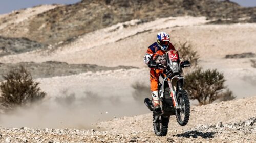 Mani Gyenes încheie Stage 9 în Dakar Rally