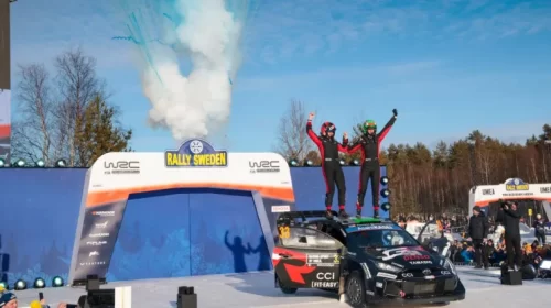 Elfyn Evans și Scott Martin, triumfători a doua oară în Raliul Suediei