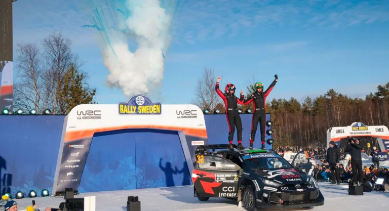 Read more about the article Elfyn Evans și Scott Martin, triumfători a doua oară în Raliul Suediei