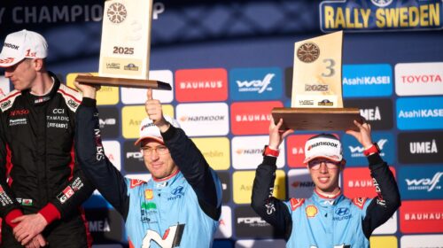 Hyundai Motorsport s-a clasat pe podium și în Raliul Suediei